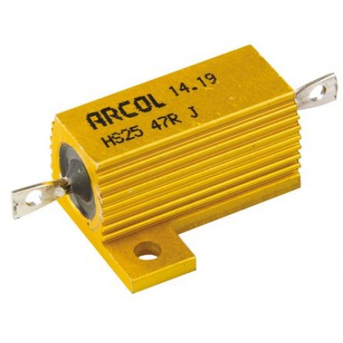 HS 25W 47R J HEATSINK RESISTOR 5% 